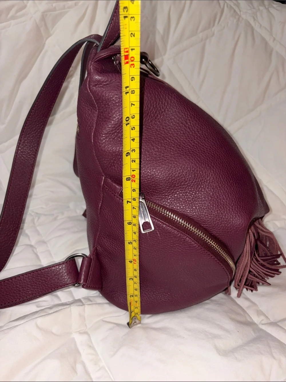 HTF color Rebecca Minkoff Julian Fringe Backpack bag